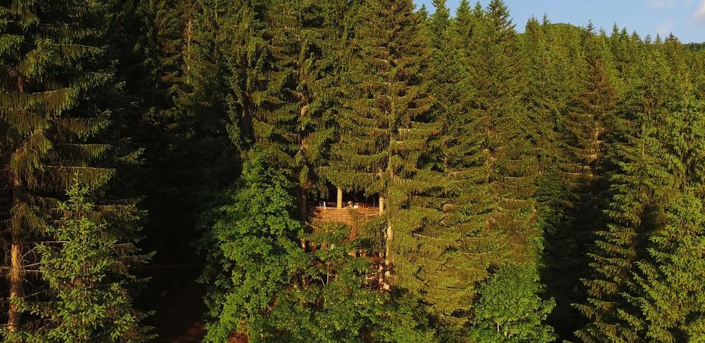 Cabane Entre Terre Et Ciel Saint-Nicolas-la-Chapelle  Exterior photo
